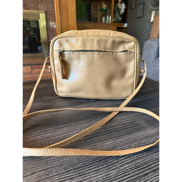 Vintage Bottega Veneta Brown Leather Front Zip Pocket...
